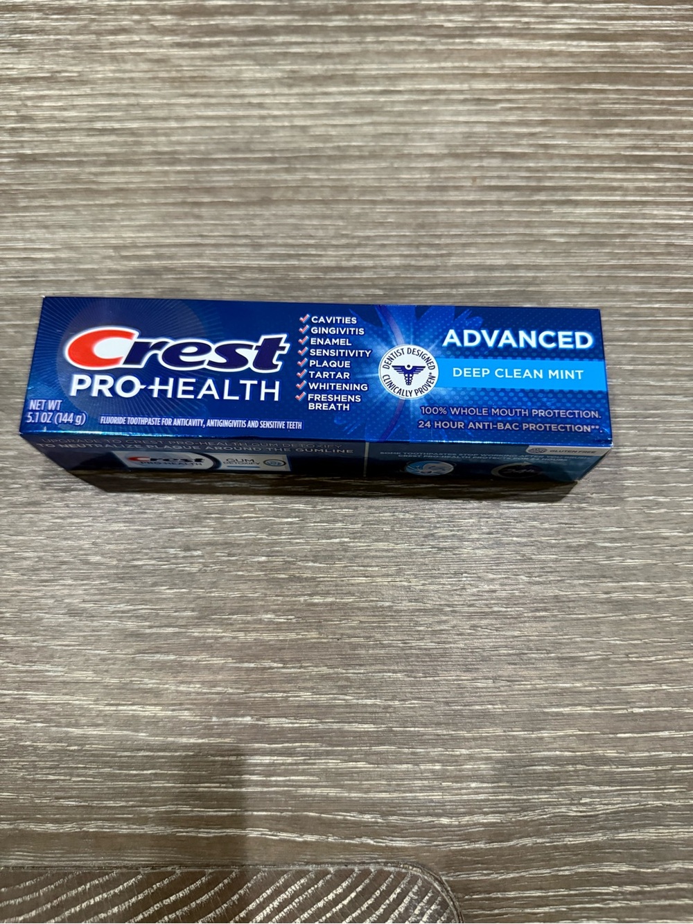 Crest Pro- Health Advanced Deep Clean Mint Toothpaste whole mouth protection